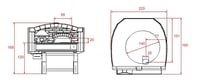 Піч для піци на дровах AsTerm Dr120, фото №2, інтернет-магазин харчового обладнання Систем4