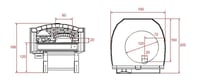 Піч для піци на дровах AsTerm Dr140, фото №2, інтернет-магазин харчового обладнання Систем4