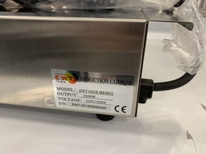 Плита індукційна EWT INOX MEMO1, фото №7, інтернет-магазин харчового обладнання Систем4