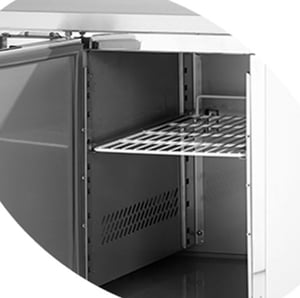 Холодильний стіл Tefcold GC2, фото №2, інтернет-магазин харчового обладнання Систем4