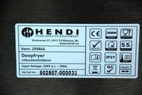 Фритюрниця Hendi 205846, фото №12, інтернет-магазин харчового обладнання Систем4