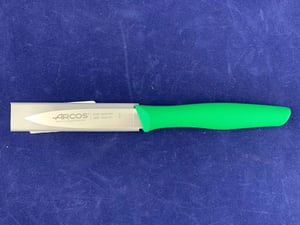 Нож для чистки Arcos 85 мм зеленый 180521 серия Genova, фото №3, интернет-магазин пищевого оборудования Систем4