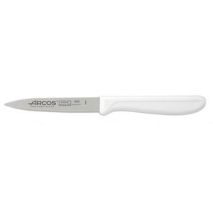 Нож для чистки Arcos 100 мм белый 180624 серия Genova, фото №1, интернет-магазин пищевого оборудования Систем4