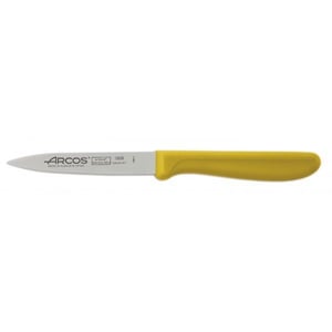 Нож для чистки Arcos 100 мм желтый 180625 серия Genova, фото №1, интернет-магазин пищевого оборудования Систем4