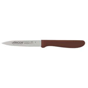 Нож для чистки Arcos 100 мм коричневый серия Genova