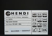 Блендер Hendi 230718, фото №13, інтернет-магазин харчового обладнання Систем4
