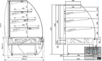 Кондитерська вітрина Igloo Kameleo 0.9, фото №2, інтернет-магазин харчового обладнання Систем4