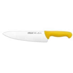 Нож поварской Arcos 290800 серия 2900 желтый 250 мм, фото №1, интернет-магазин пищевого оборудования Систем4
