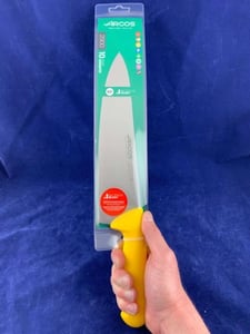 Нож поварской Arcos 290800 серия 2900 желтый 250 мм, фото №2, интернет-магазин пищевого оборудования Систем4