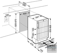 Винный шкаф Liebherr WTUes 1653 Vinothek, фото №4, интернет-магазин пищевого оборудования Систем4