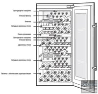 Винный шкаф Liebherr WTEes 2053 Vinidor, фото №7, интернет-магазин пищевого оборудования Систем4