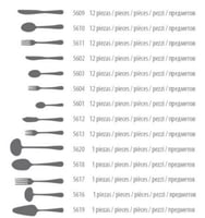 Набор столовых приборов 113 шт. Arcos 562500, фото №2, интернет-магазин пищевого оборудования Систем4