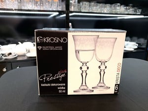 Келих для горілки Krosno Prestige Krista Deco 6030 vodka, фото №3, інтернет-магазин харчового обладнання Систем4