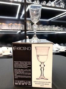 Бокал для водки Krosno Prestige Krista Deco 6030 vodka, фото №5, интернет-магазин пищевого оборудования Систем4