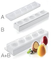 Форма силіконова об'ємна Яйце Silikomart MUL3D EGG, фото №3, інтернет-магазин харчового обладнання Систем4