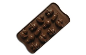 Силіконова форма для шоколаду CHOCO BABY Silikomart SCG031, фото №1, інтернет-магазин харчового обладнання Систем4