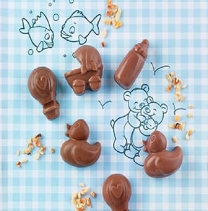 Форма силиконовая для шоколада CHOCO BABY Silikomart SCG031, фото №1, интернет-магазин пищевого оборудования Систем4