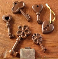 Форма силиконовая для шоколада CHOCO KEYS Silikomart SCG033