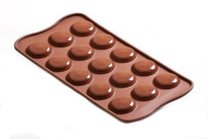Форма силіконова для шоколаду Macaron Silikomart SCG21, фото №1, інтернет-магазин харчового обладнання Систем4