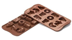 Форма силиконовая для шоколада Доброе утро Silikomart SCG22, фото №1, интернет-магазин пищевого оборудования Систем4
