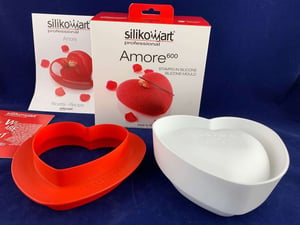 Набор силиконовых форм Silikomart AMORE, фото №6, интернет-магазин пищевого оборудования Систем4