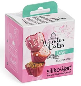 Набор для кексов Сердце Silikomart CUP03/W, фото №3, интернет-магазин пищевого оборудования Систем4