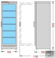 Винный шкаф Tecfrigo VKG 581 Black, фото №3, интернет-магазин пищевого оборудования Систем4