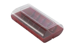 Коробки для 12 макаронс Silikomart Ruby Red 12, фото №1, інтернет-магазин харчового обладнання Систем4