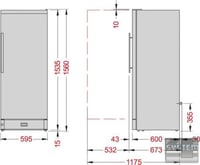 Винный шкаф Tecfrigo Wine 155 PA, фото №4, интернет-магазин пищевого оборудования Систем4