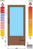 Винный шкаф Tecfrigo ENOPRESTIGE 400 (4TV)-(1TV), фото №3, интернет-магазин пищевого оборудования Систем4