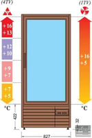 Винный шкаф Tecfrigo ENOPRESTIGE 400 (4TV)-(1TV), фото №3, интернет-магазин пищевого оборудования Систем4