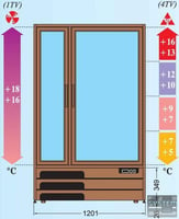 Винный шкаф Tecfrigo GROTTA 600 (5TV), фото №3, интернет-магазин пищевого оборудования Систем4