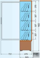 Винный шкаф Tecfrigo GROTTA 600 (5TV), фото №4, интернет-магазин пищевого оборудования Систем4