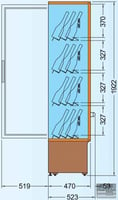 Винный шкаф Tecfrigo GROTTA 600 (2TV), фото №4, интернет-магазин пищевого оборудования Систем4