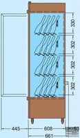 Винный шкаф Tecfrigo BODEGA 400 (4TV)-(1TV), фото №4, інтернет-магазин харчового обладнання Систем4