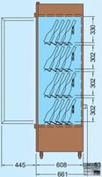 Винный шкаф Tecfrigo BODEGA 800 (4TV)-(1TV), фото №4, интернет-магазин пищевого оборудования Систем4