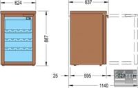 Винный шкаф Tecfrigo EUROWINE 160, фото №3, інтернет-магазин харчового обладнання Систем4