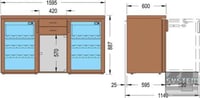 Винный шкаф Tecfrigo EUROWINE 320 STOCK, фото №3, интернет-магазин пищевого оборудования Систем4