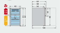 Винный шкаф Tecfrigo wine 32, фото №2, интернет-магазин пищевого оборудования Систем4