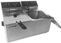 Фритюрница Airhot EF 10+10, фото №1, интернет-магазин пищевого оборудования Систем4