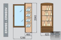 Винный шкаф Angelo Po ERWBS, фото №7, интернет-магазин пищевого оборудования Систем4