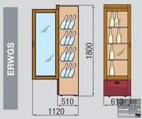 Винный шкаф Angelo Po ERWGS, фото №6, интернет-магазин пищевого оборудования Систем4