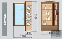 Винный шкаф Angelo Po ERWCS, фото №6, интернет-магазин пищевого оборудования Систем4