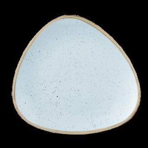 Тарелка треугольная  Churchill  Stonecast Duck Egg Blue SDESTR101, фото №1, интернет-магазин пищевого оборудования Систем4
