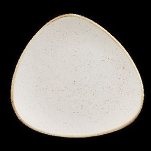 Тарелка треугольная Churchill Stonecast White Speckle SWHSTR101