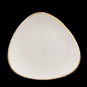 Тарелка треугольная Churchill  Stonecast White Speckle SWHSTR71