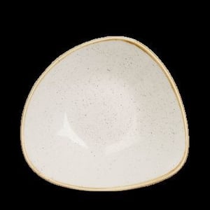 Треугольная миска для супа Churchill Stonecast White Speckle SWHSTRB91: