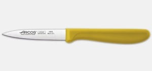 Нож для чистки Arcos 85 мм желтый 180525 серия Genova, фото №1, интернет-магазин пищевого оборудования Систем4