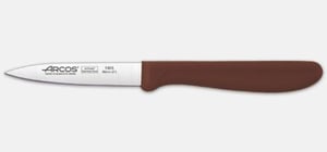 Нож для чистки Arcos 85 мм коричневый 180528 серия Genova, фото №1, интернет-магазин пищевого оборудования Систем4