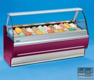 Витрина для мягкого мороженого Tecfrigo Ambassador 12, фото №1, интернет-магазин пищевого оборудования Систем4